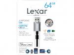 LEXAR JumpDrive C20I USB-Lightning-Stick, Silber, 64 GB