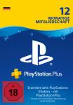 SONY COMPUTER ENTERTAINMENT PlayStation Plus Card 12 Monate (für deutsche SEN-Konten)