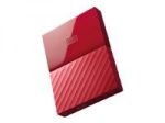 WD My Passport WDBYFT0020BRD - Festplatte - verschlüsselt - 2 TB - extern (tragbar) - USB 3.0 - 256-Bit-AES - Rot