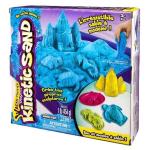 Spin Master 19403 Kinetic Sand Sandbox Set mit 454 g Kinetic Sand in Blau