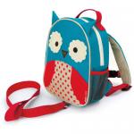 SKIP HOP Zoo Let Kinder Rucksack Eule mit Leine