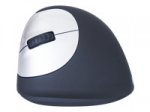 R-Go HE Mouse Vertical Mouse Wireless Medium Left - Maus - ergonomisch - Für Linkshänder - 5 Tasten - drahtlos - 2.4 GHz - kabelloser Empfänger...