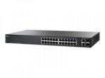 Cisco Small Business Smart SG200-26 - Switch - verwaltet - 24 x 10/100/1000 + 2 x Kombi-Gigabit-SFP - Desktop, an Rack montierbar