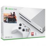 MICROSOFT Xbox One S 500GB Konsole - Battlefield 1 Bundle All-In-One Entertainment System in Weiß