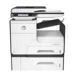 HP PageWide Pro 477dwt Multifunktionsdrucker und Papierfach