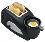 TEFAL TT 5500 Toast N´ Egg Toaster in Schwarz/Silber