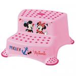 Keeeper Kinderschemel Tritthocker 2-stufig Minnie Mouse pink