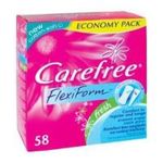 Carefree Slipeinlagen Flexiform White mit Frischeduft, 58 Stück