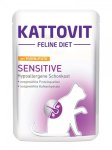 Kattovit Sensitive Huhn + Pute 85g Frischebeutel(UMPACKGROSSE 24)