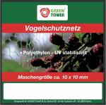 Green Tower Vogelschutz- Netz 5X2m 6 mm