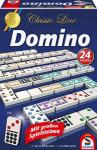 Schmidt Spiele 49207 Classic Line, Domino, mit extra großen Spielfiguren