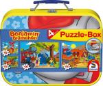 Schmidt Spiele 55594 Benjamin Blümchen, Puzzle-Box, 2x26, 2x48 Teile