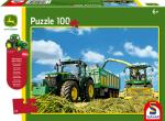 Schmidt Spiele 56044 7310R Traktor mit 8600i Feldhäcksler, 100 Teile + SIKU T...