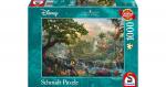 Puzzle 1000 Teile Thomas Kinkade Disney Dschungelbuch