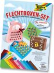 Folia 70290 Flechtboxen-Set Ganzjahr für 10 Boxen inklusive Bastelanleitung, mehrfarbig (1 Set)