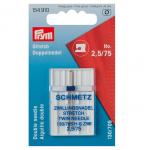 Prym Doppel-Nähmaschinennadel ´´Stretch´´, 130/705, 75/2,5mm