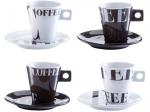 ZELLER 26541 Coffee style 8-tlg. Cappuccino-Set