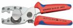 Rohrschneider L.210mm verzinkt 2-K.Griff für Rohre Ø12,0 bis 25,0mm Knipex