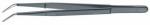 Knipex 92 34 37 Präzisionspinzette Spitz, gebogen 45° 155 mm