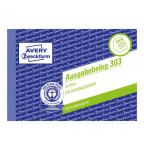 Zweckform Ausgabebeleg mit Dokumentendruck, A6 quer, gelb, 50 Blatt