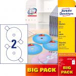 AVERY ZWECKFORM L7676A-40P CD-Etiketten, BigPack für Inkjetdrucker