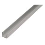 U-Profil Silber eloxiert 20 mm x 20 mm x 1000 mm