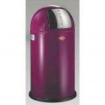 Wesco ABFALLSAMMLER PUSHBOY 50 L, Lila, Silber