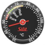 SILIT 21.4128.3720 Sensero Steakthermometer in Schwarz