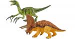 Schleich 42217 Dinosaurs: Triceratops und Therizinosaurus, klein