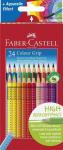 Faber-Castell 112424 Buntstift Colour GRIP 12er Kartonetui