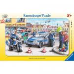 Ravensburger Rahmenpuzzle 15 Teile Einsatz der Polizei 06037