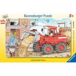 Ravensburger Rahmenpuzzle 15 Teile Mein Bagger 06359