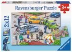 RAVENSBURGER 07578 Puzzle Mit Blaulicht unterwegs