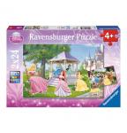 RAVENSBURGER 08865 Puzzle Disney Prinzessinnen, Zauberhafte Prinzessinnen 2x2...