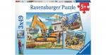 RAVENSBURGER 09226 Puzzle Große Baufahrzeuge