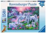 RAVENSBURGER 10021 Puzzle Einhörner im Abendrot