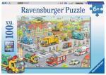 RAVENSBURGER 10558 Puzzle Fahrzeuge in der Stadt