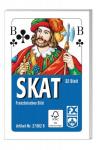 RAVENSBURGER 27002 Klassisches Skatspiel, Französisches Bild, 32 Karten in de...