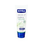 3x je 100ml Nivea Handcreme Pure&Natural , Pflege & Schutz für trockene Haut/Pflege für die Hände