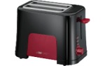 Clatronic TA 3551 Toaster Schwarz/Rot