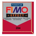 Staedtler 8020-204 - Fimo Effect Normalblock, 57 g, rot transluzent