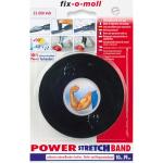 fix-o-moll Power-Stretch-Band 10 m x 19 mm Schwarz