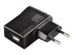 Hama USB Charger - Netzteil - 1000 mA (USB) - Schwarz