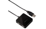 Hama 4 Port USB 2.0-Hub Schwarz