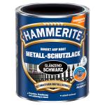 Hammerite Metall-Schutzlack Schwarz glänzend 250 ml