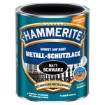 Hammerite Metall-Schutzlack Schwarz matt 250 ml