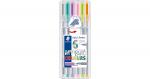 Fineliner triplus My Colours Pastel, 6 Farben