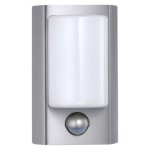 LED-Außenwandleuchte mit Bewegungsmelder 8 W Warm-Weiß Steinel L 610 4026 Warm-Weiß