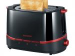 SEVERIN AT 2292 Toaster Schwarz (800 Watt, Schlitze: 2)