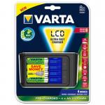 Varta - LCD Ultraschnell-Ladegerät - inkl. 4x 56756 (2400mAh)